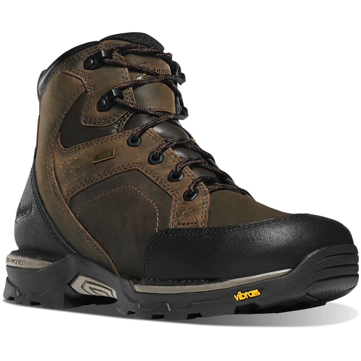 Danner Mens Crucial 6 Work Boots Dark Brown - JHU176823